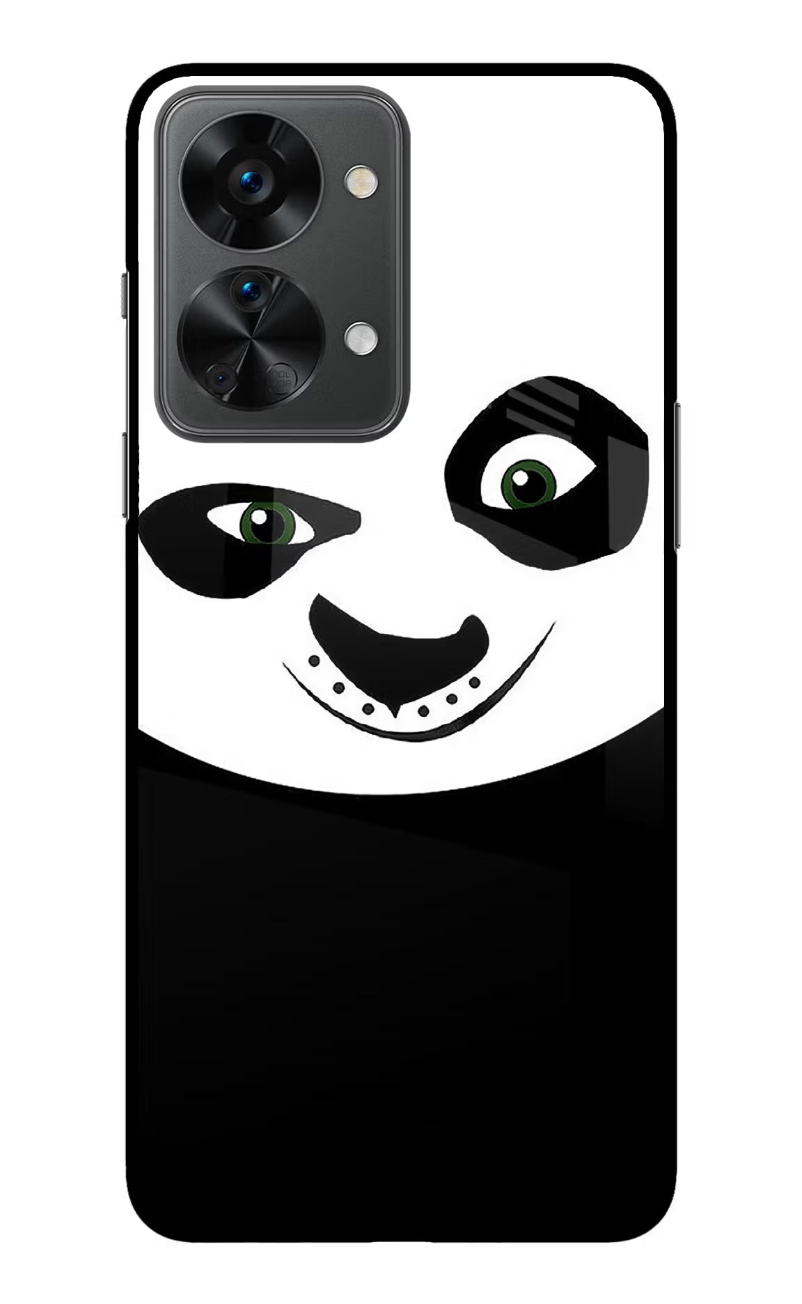 Panda OnePlus Nord 2T 5G Glass Case Back Cover by Casekaro