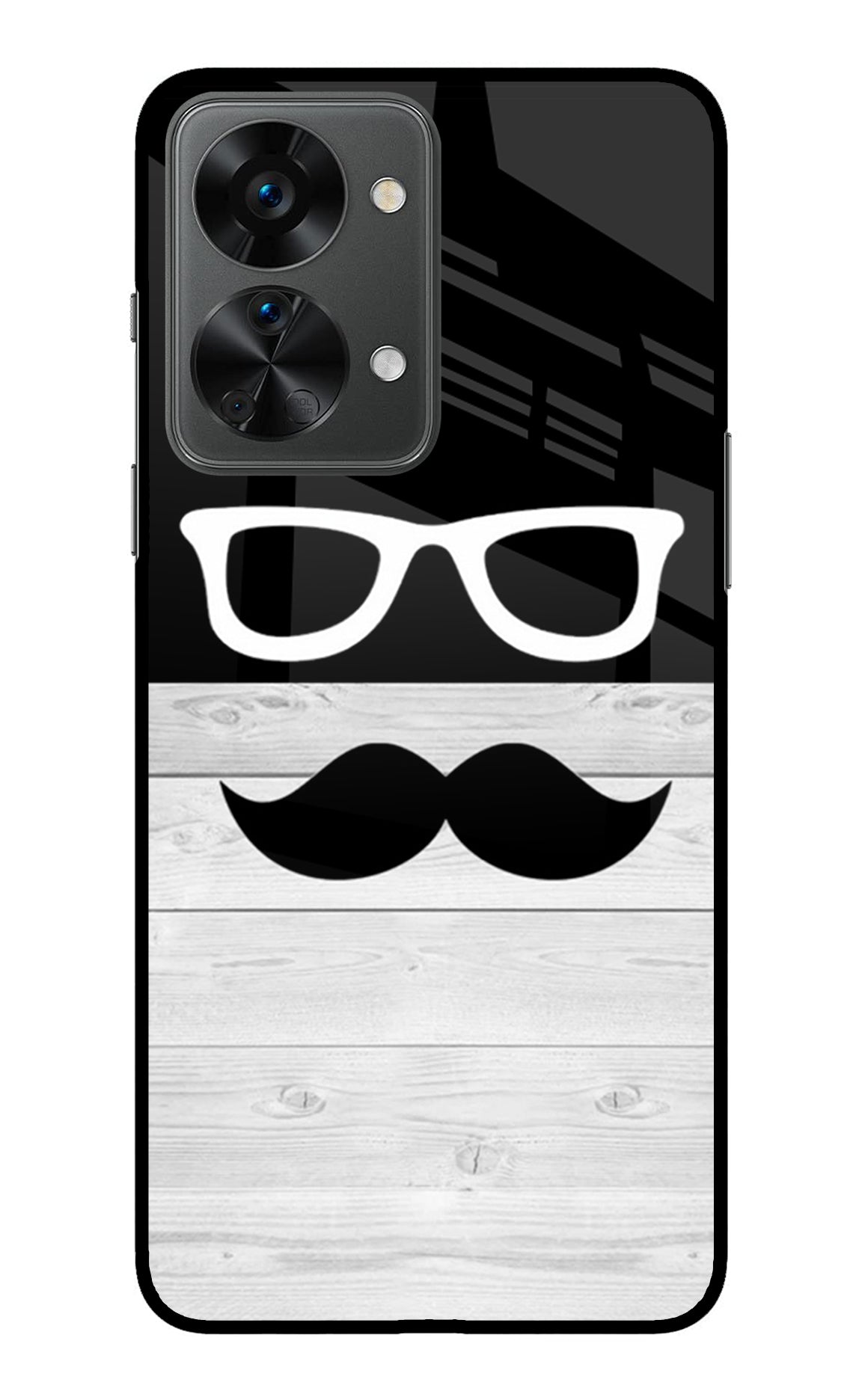 Mustache OnePlus Nord 2T 5G Glass Case