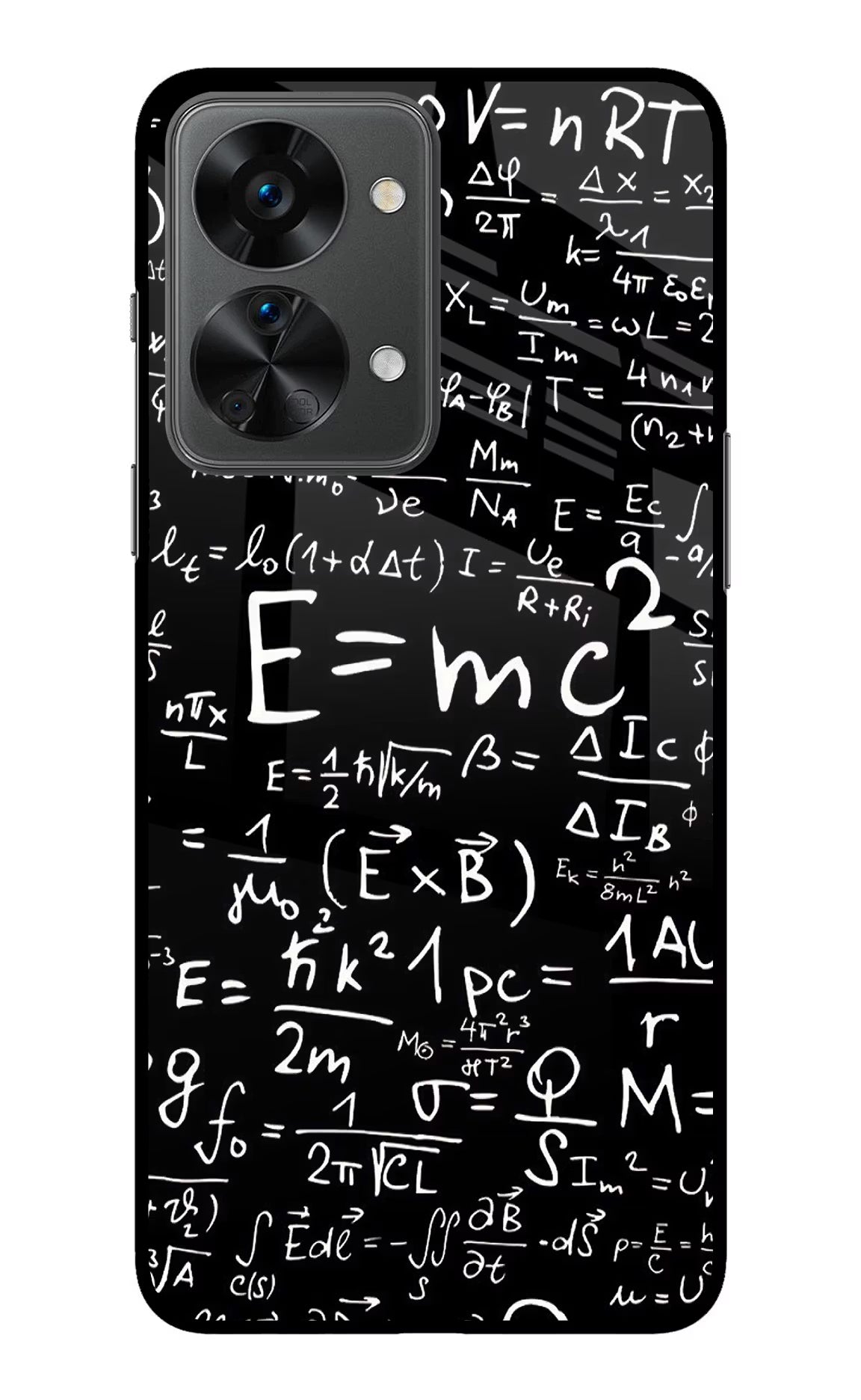 Physics Formula OnePlus Nord 2T 5G Glass Case Back Cover by Casekaro