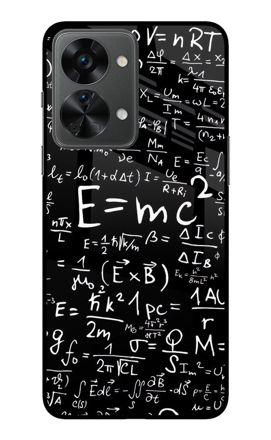 Physics Formula OnePlus Nord 2T 5G Glass Case