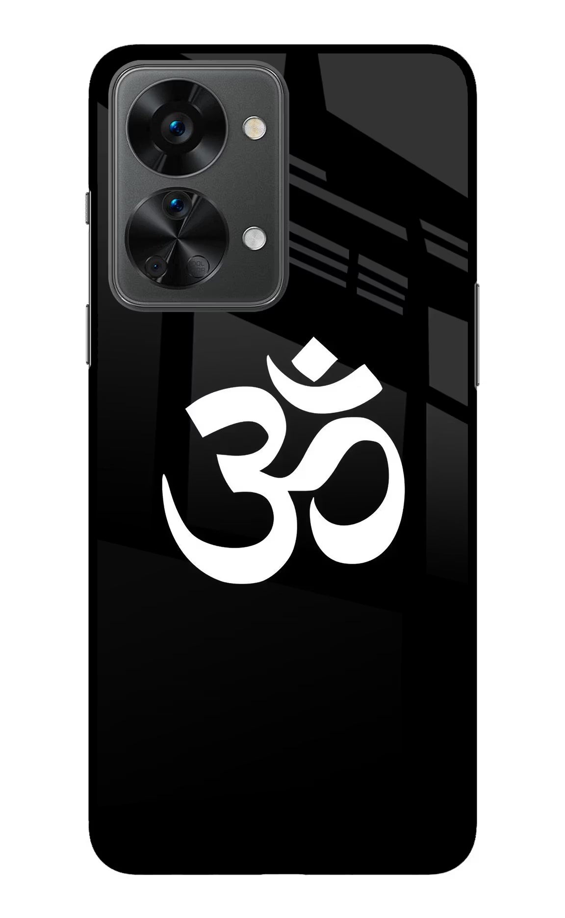 Om OnePlus Nord 2T 5G Glass Case Back Cover by Casekaro