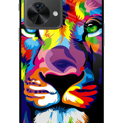Lion OnePlus Nord 2T 5G Glass Case
