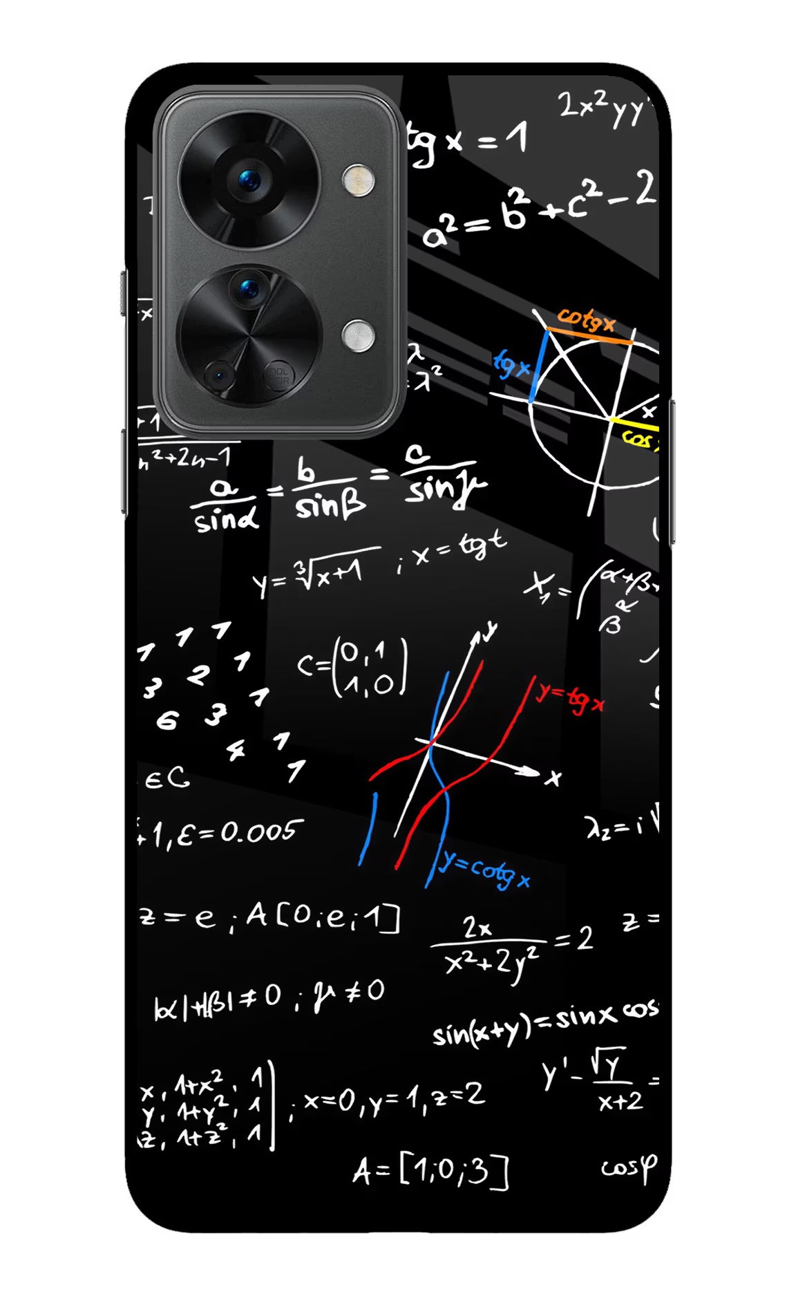 Mathematics Formula OnePlus Nord 2T 5G Glass Case