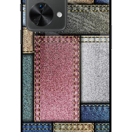 Multicolor Jeans OnePlus Nord 2T 5G Glass Case