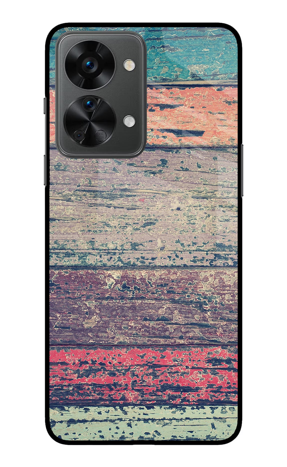 Colourful Wall OnePlus Nord 2T 5G Glass Case Back Cover by Casekaro