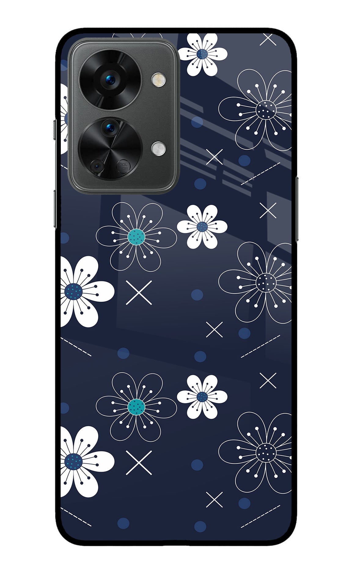 Flowers OnePlus Nord 2T 5G Back Cover