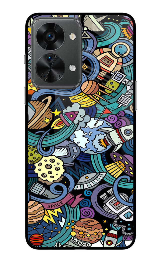 Space Abstract OnePlus Nord 2T 5G Glass Case