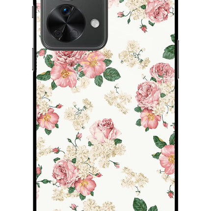 Flowers OnePlus Nord 2T 5G Glass Case