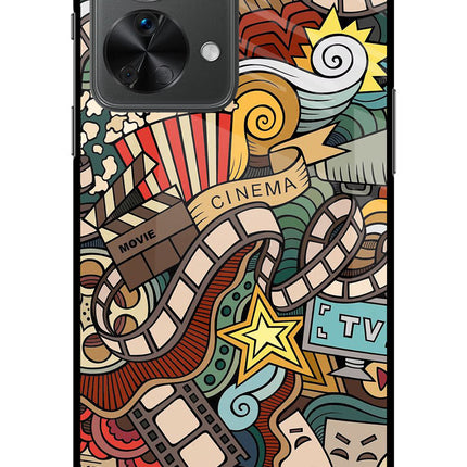 Cinema Abstract OnePlus Nord 2T 5G Glass Case