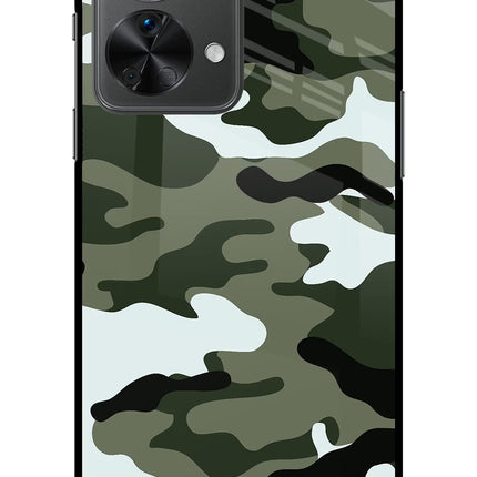 Camouflage OnePlus Nord 2T 5G Glass Case