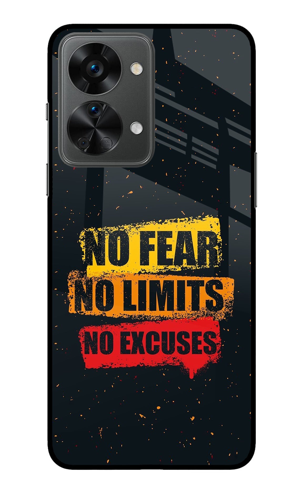 No Fear No Limits No Excuse OnePlus Nord 2T 5G Back Cover