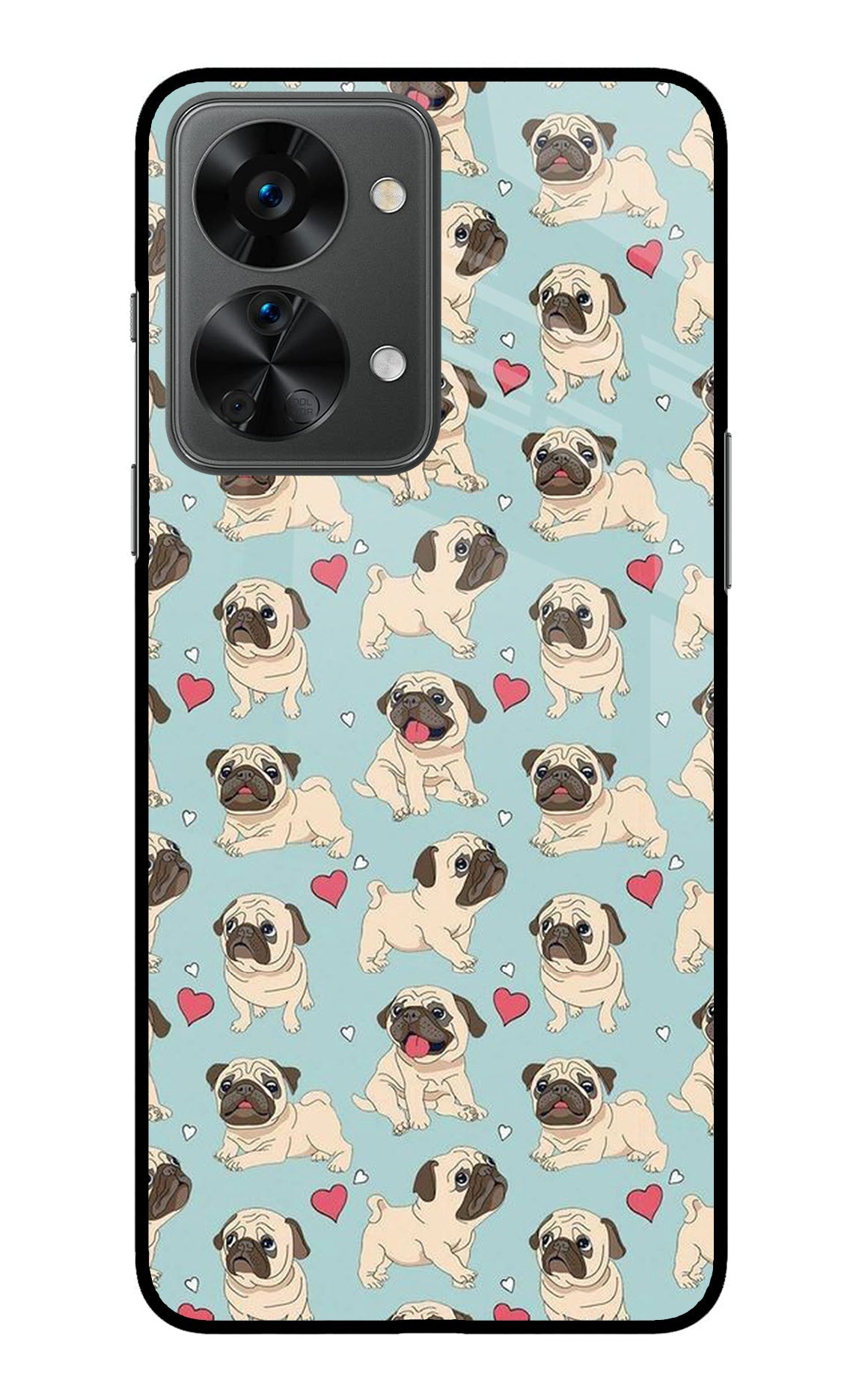 Pug Dog OnePlus Nord 2T 5G Glass Case