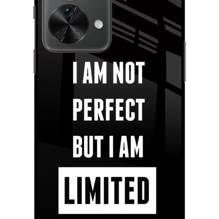 I Am Not Perfect But I Am Limited Edition OnePlus Nord 2T 5G Glass Case