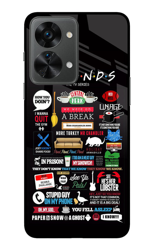 FRIENDS OnePlus Nord 2T 5G Glass Case