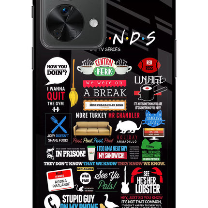 FRIENDS OnePlus Nord 2T 5G Glass Case