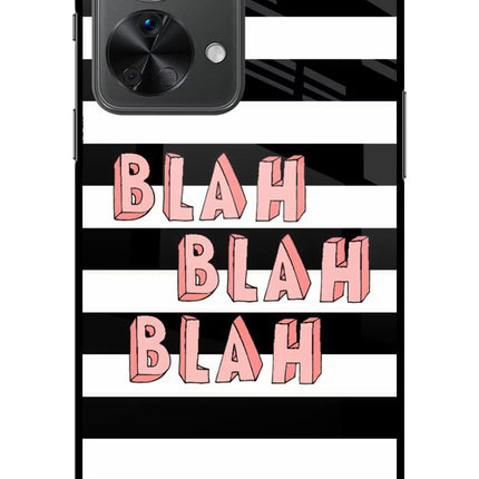 Blah Blah Blah OnePlus Nord 2T 5G Glass Case