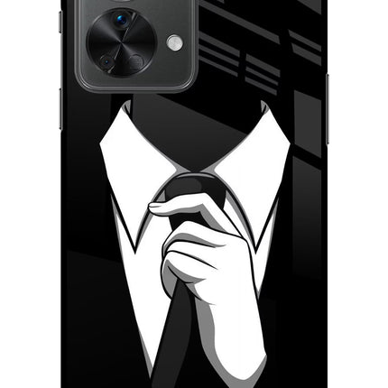 Black Tie OnePlus Nord 2T 5G Glass Case