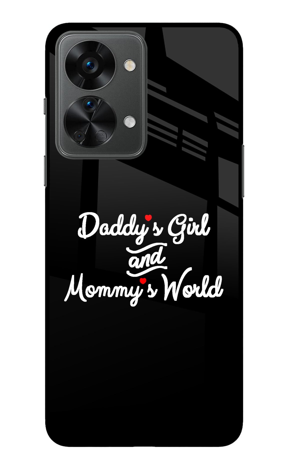 Daddy's Girl and Mommy's World OnePlus Nord 2T 5G Back Cover