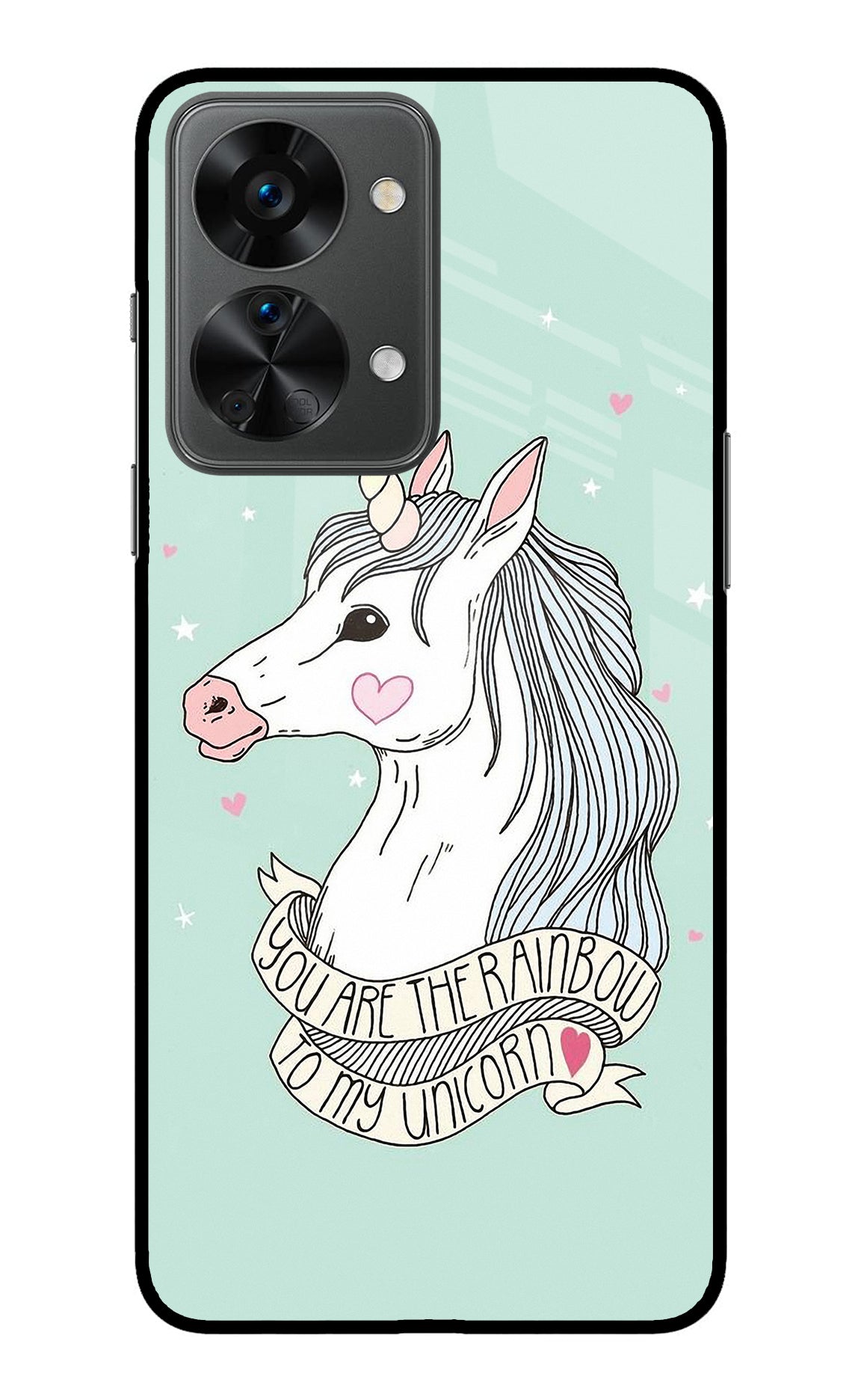 Unicorn Wallpaper OnePlus Nord 2T 5G Glass Case