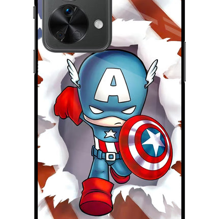 Captain America OnePlus Nord 2T 5G Glass Case