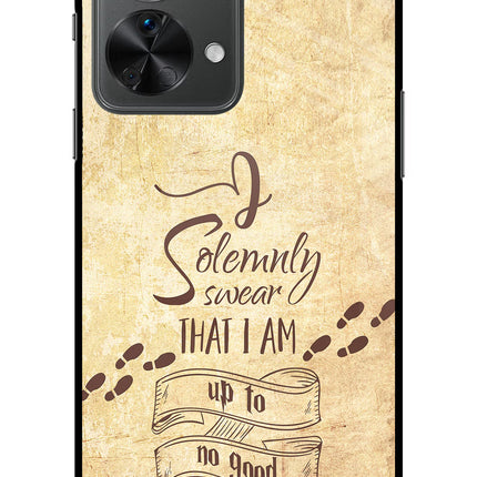 I Solemnly swear that i up to no good OnePlus Nord 2T 5G Glass Case