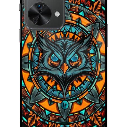 Angry Owl Art OnePlus Nord 2T 5G Glass Case