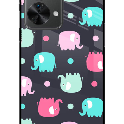 Elephants OnePlus Nord 2T 5G Glass Case