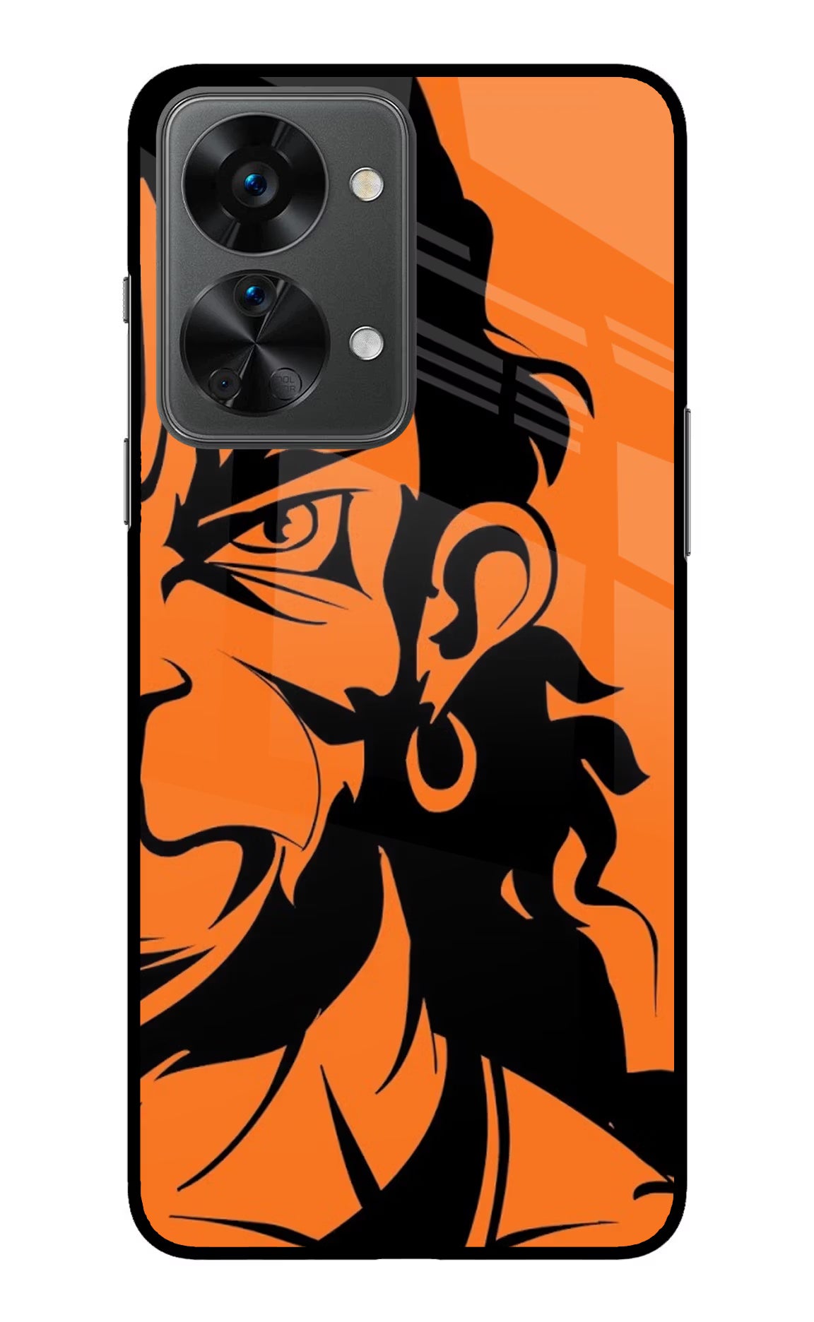 Hanuman OnePlus Nord 2T 5G Glass Case Back Cover by Casekaro
