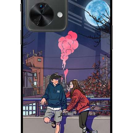Chilling Couple OnePlus Nord 2T 5G Glass Case
