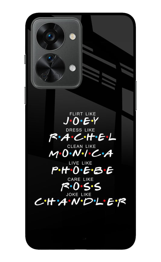 FRIENDS Character OnePlus Nord 2T 5G Glass Case