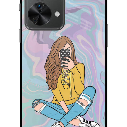 Selfie Girl OnePlus Nord 2T 5G Glass Case
