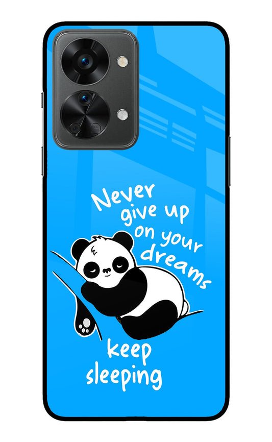 Keep Sleeping OnePlus Nord 2T 5G Glass Case