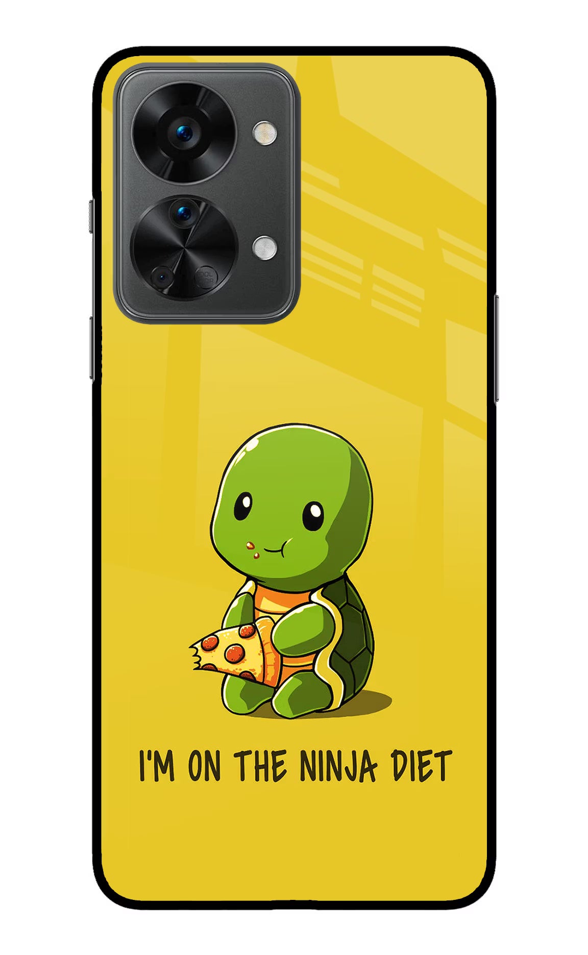 I'm on Ninja Diet OnePlus Nord 2T 5G Glass Case Back Cover by Casekaro