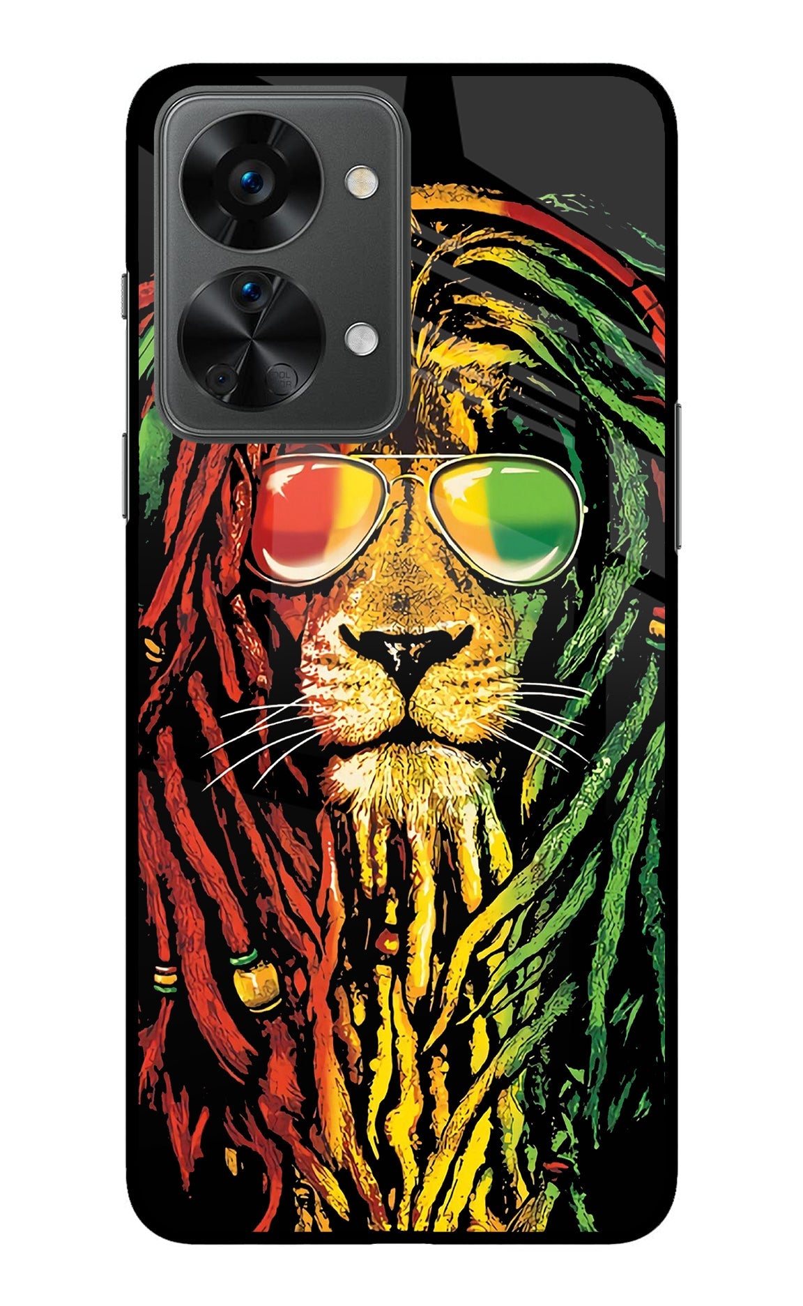 Rasta Lion OnePlus Nord 2T 5G Back Cover