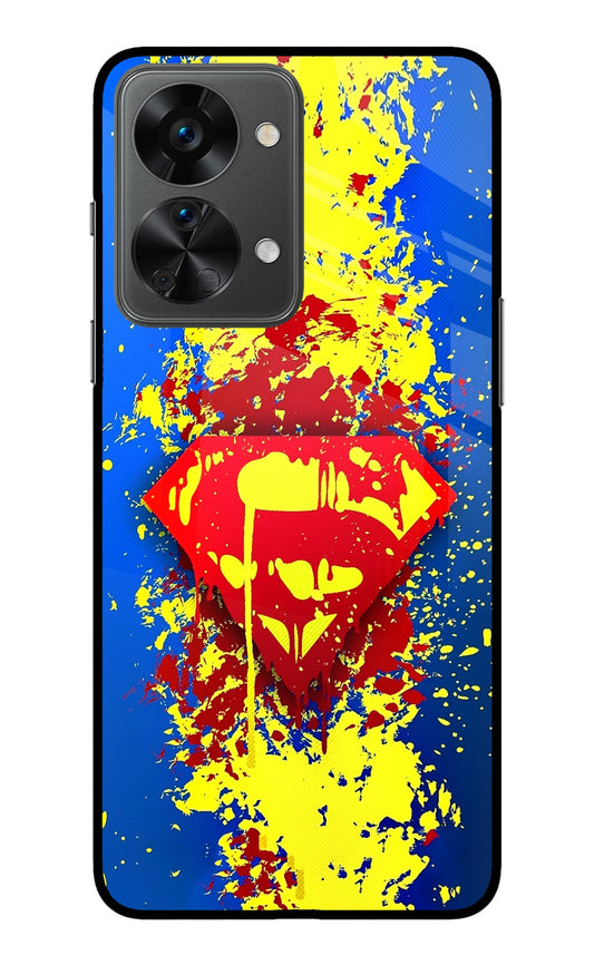 Superman logo OnePlus Nord 2T 5G Glass Case