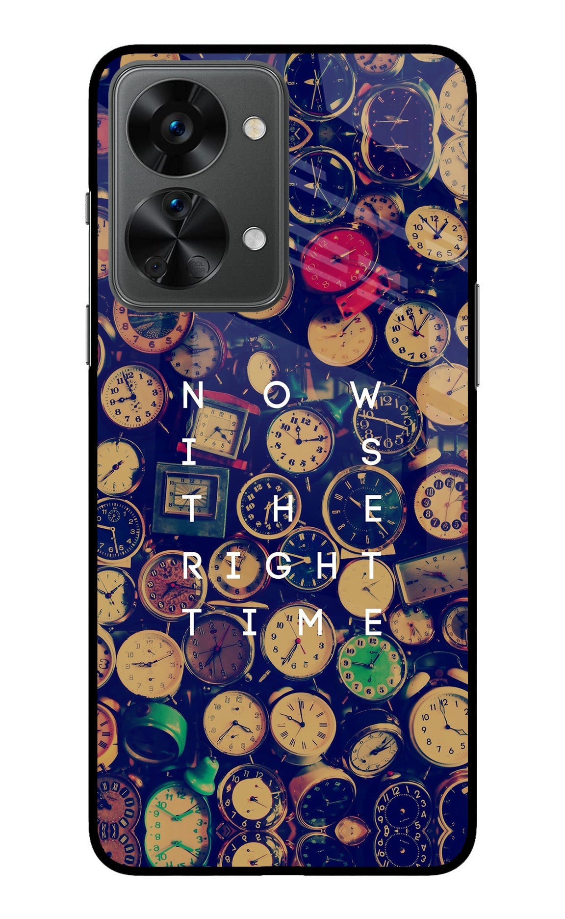 Now is the Right Time Quote OnePlus Nord 2T 5G Back Cover