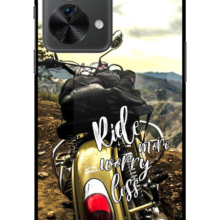 Ride More Worry Less OnePlus Nord 2T 5G Glass Case