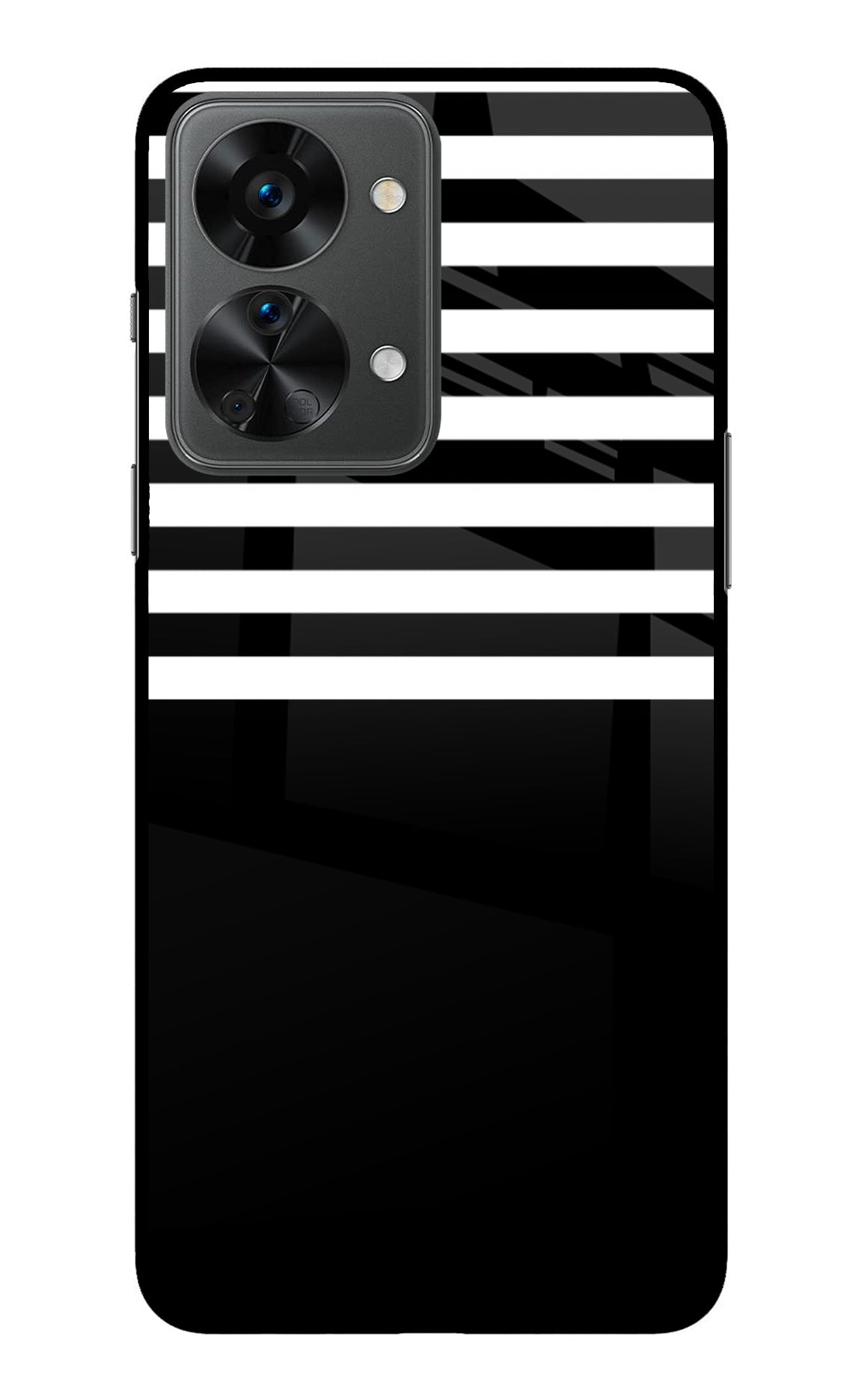 Black and White Print OnePlus Nord 2T 5G Back Cover