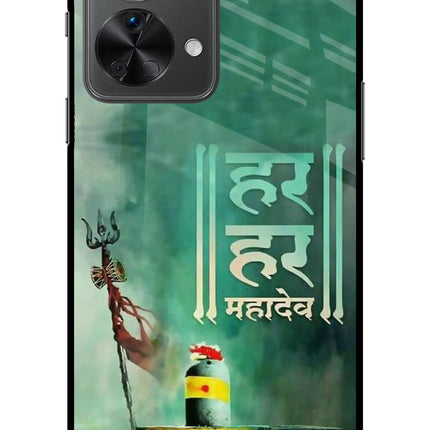 Har Har Mahadev Shivling OnePlus Nord 2T 5G Glass Case