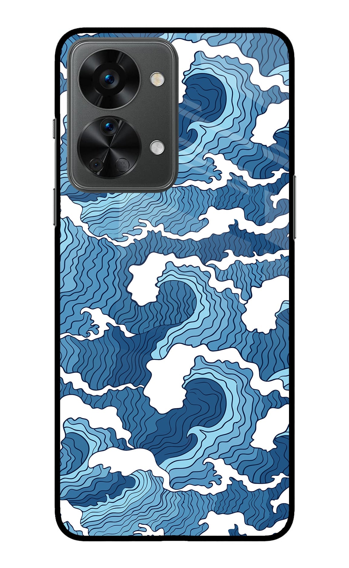 Blue Waves OnePlus Nord 2T 5G Back Cover