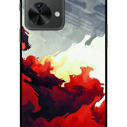 Fire Cloud OnePlus Nord 2T 5G Glass Case