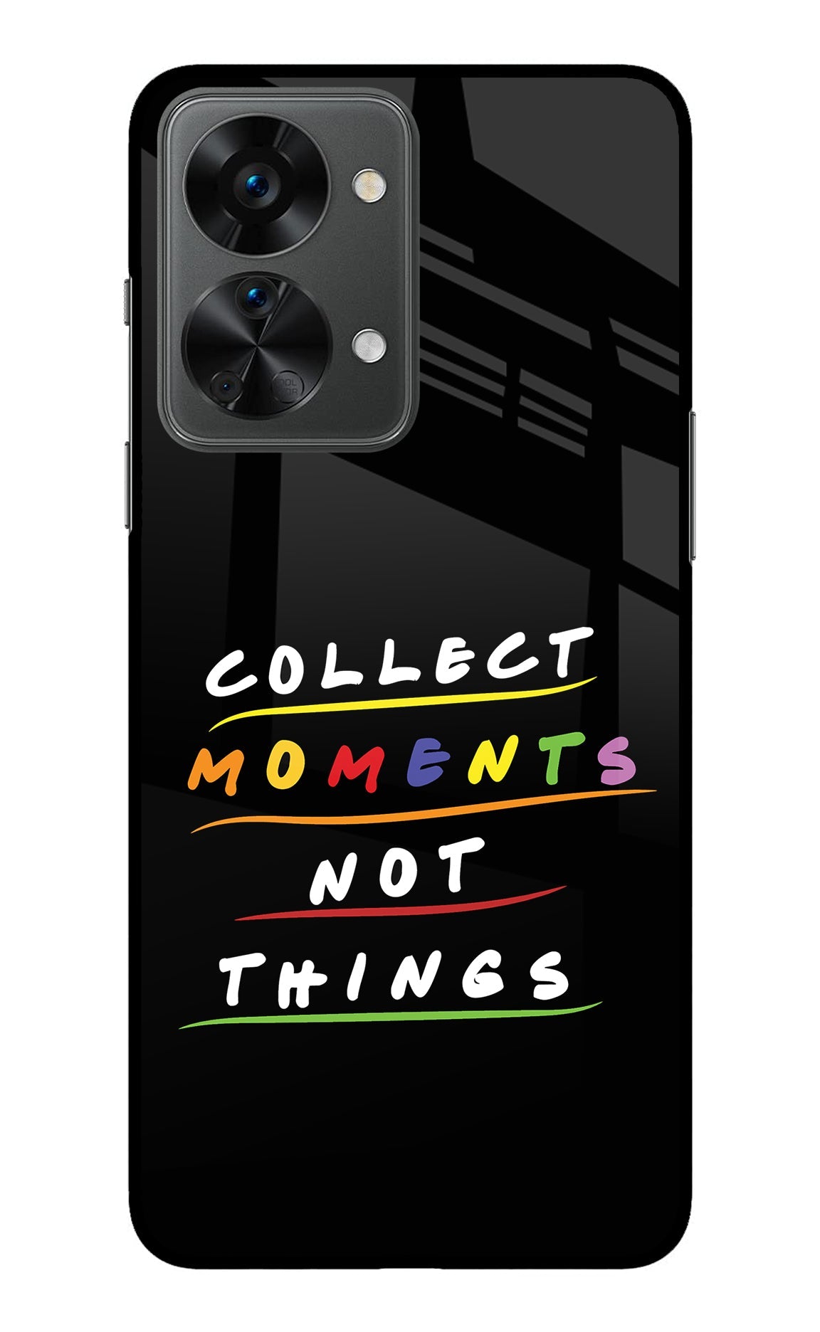 Collect Moments Not Things OnePlus Nord 2T 5G Back Cover