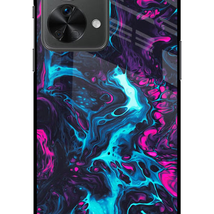 Abstract OnePlus Nord 2T 5G Glass Case Back Cover by Casekaro