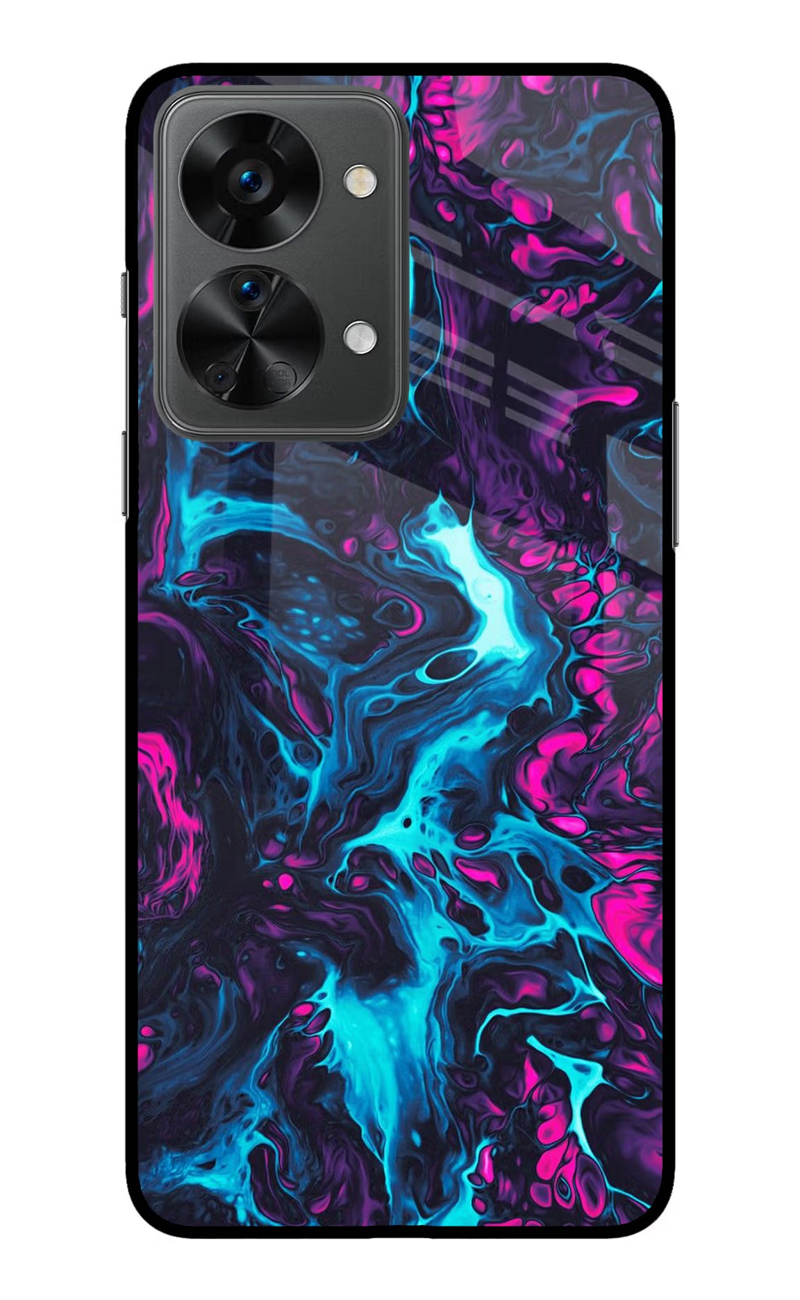 Abstract OnePlus Nord 2T 5G Glass Case Back Cover by Casekaro