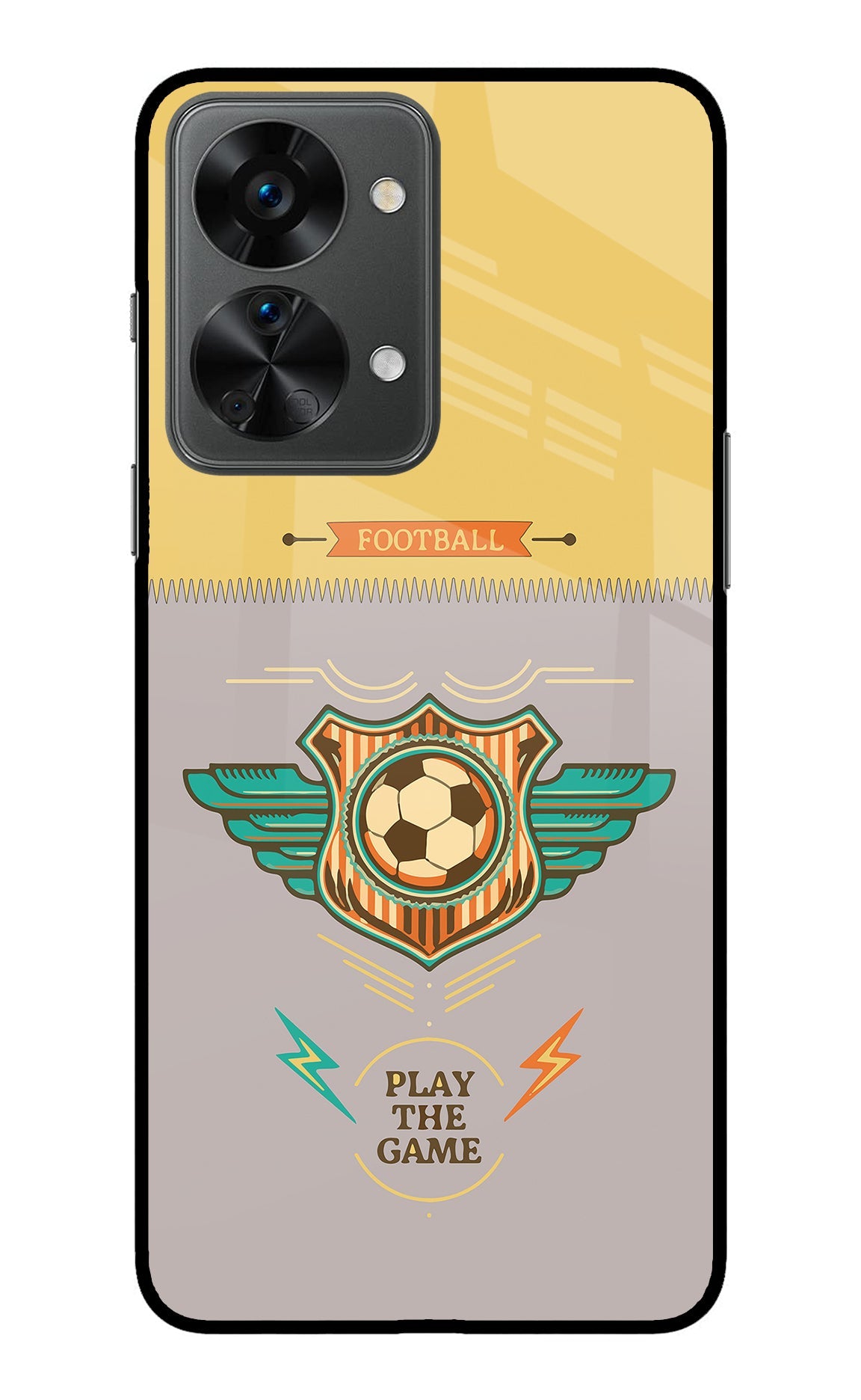 Football OnePlus Nord 2T 5G Glass Case