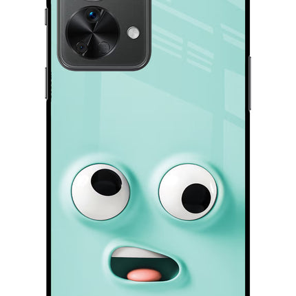 Funny Cartoon OnePlus Nord 2T 5G Glass Case Back Cover by Casekaro