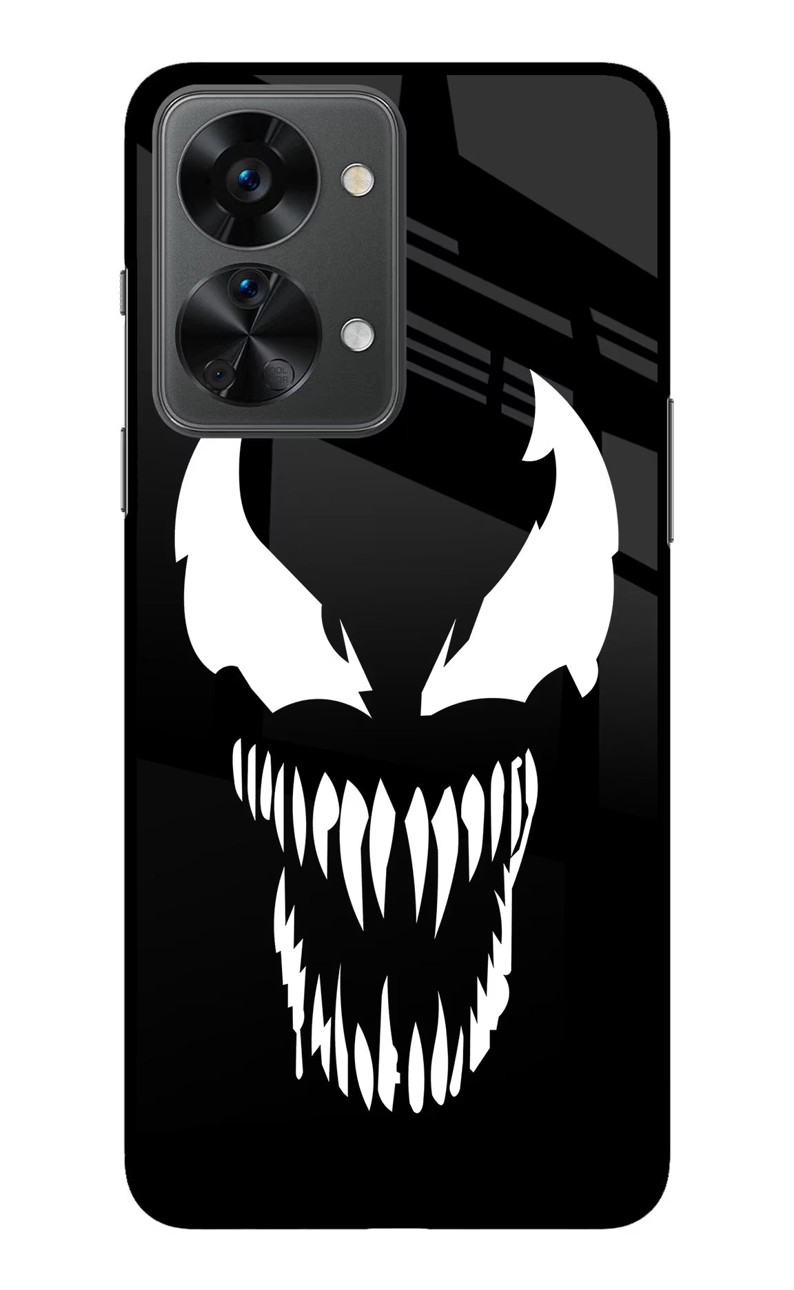 Venom OnePlus Nord 2T 5G Glass Case Back Cover by Casekaro