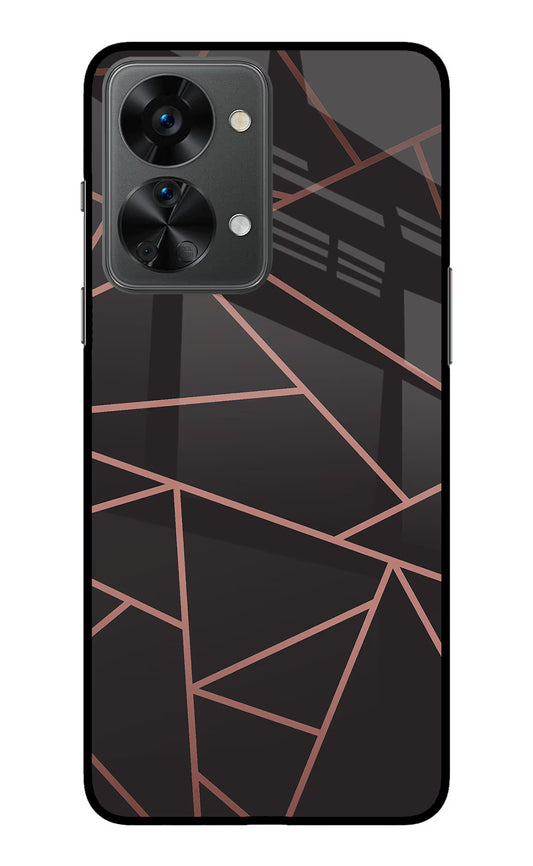 Geometric Pattern OnePlus Nord 2T 5G Glass Case
