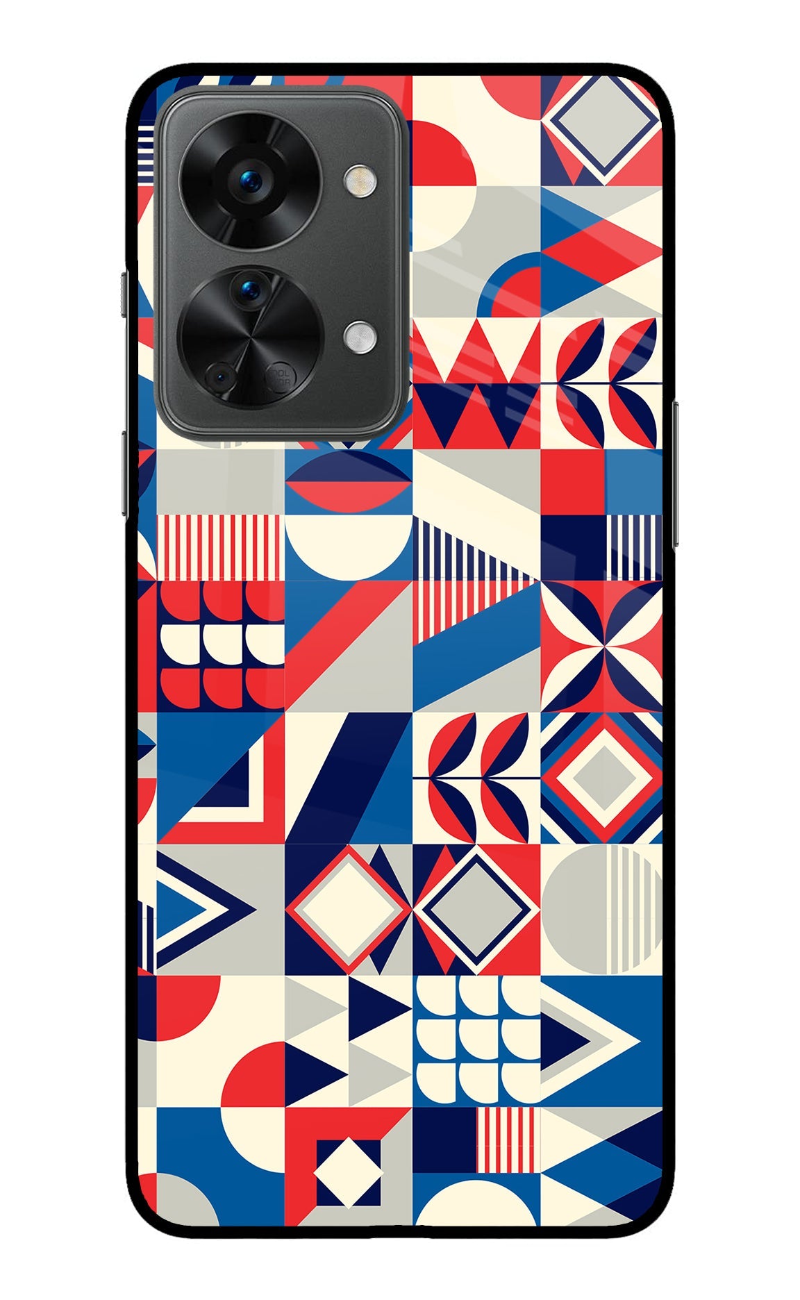 Colorful Pattern OnePlus Nord 2T 5G Glass Case