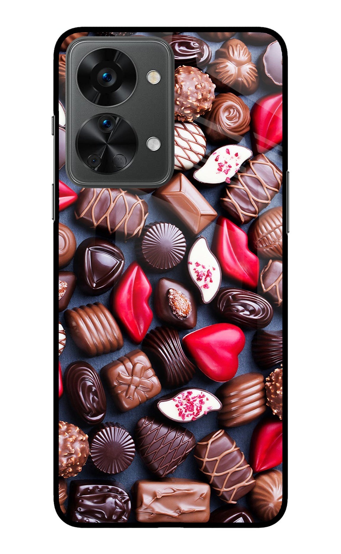 Chocolates OnePlus Nord 2T 5G Glass Case